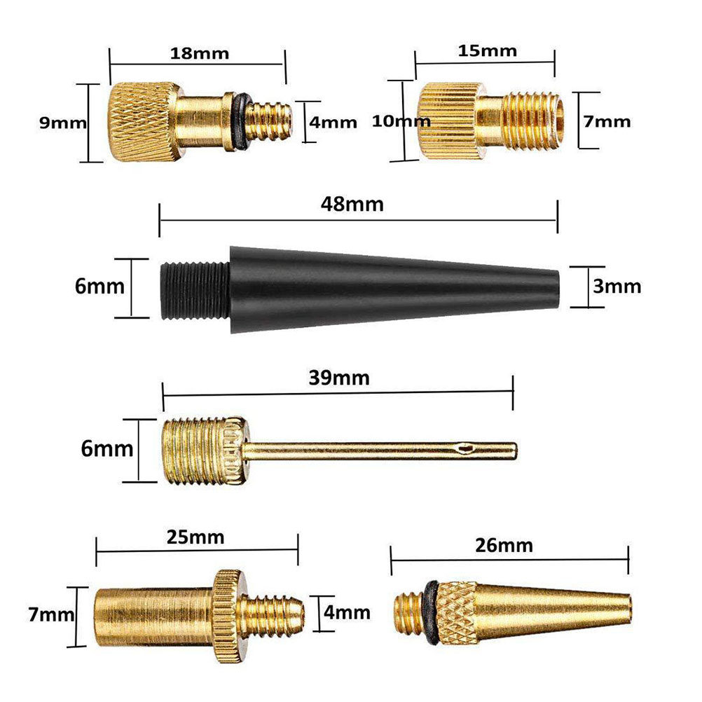 Mountain Biking In The Uk - 14Pcs Bike Valve Adapter Set Copper