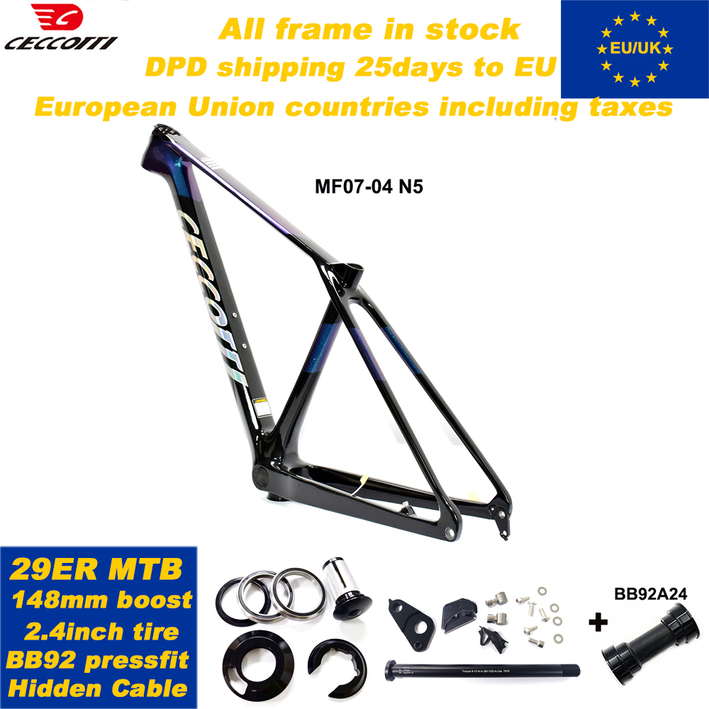 Mountain Biking In The Uk - CECCOTTI Factory 29er MTB in stock