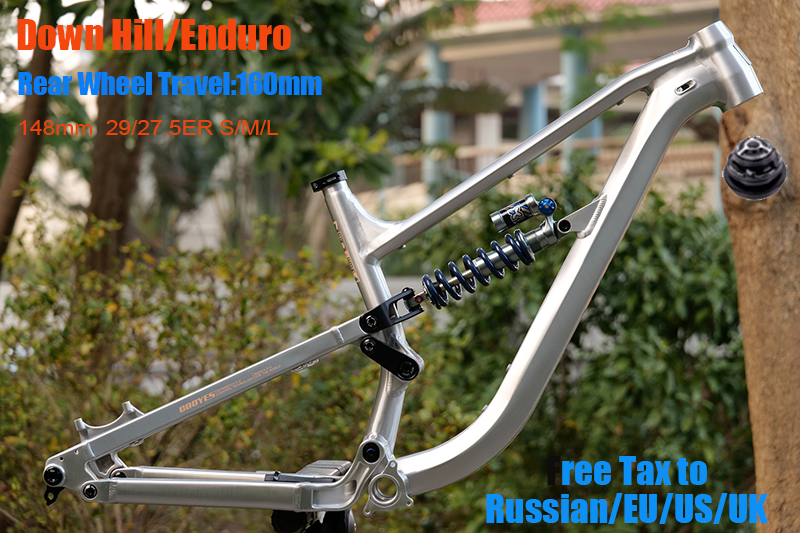 Mountain Biking In The Uk - Soft Tail Bike Frame Aluminum Alloy