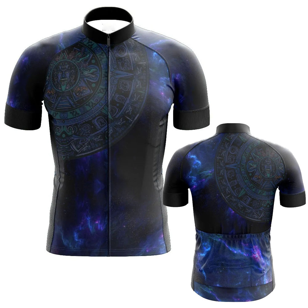 Mountain Biking New Jersey - New Aztec Cycling Jersey Breathable Quick-Drying
