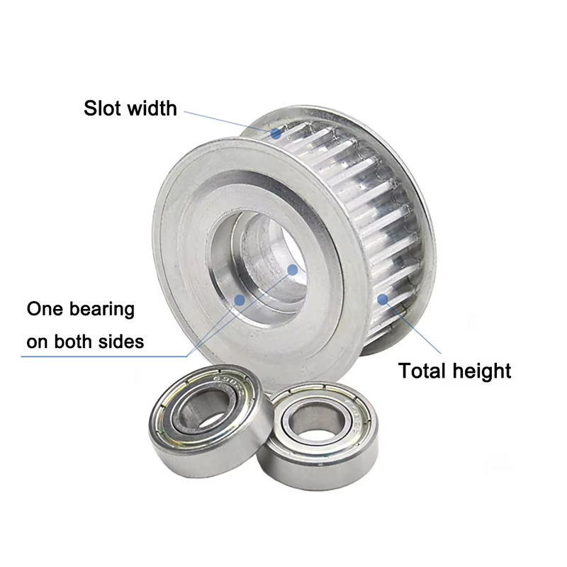 1pcs HTD 5M 20T/24T/25T/30 Tee - Chain Guide Iscg recension och pris