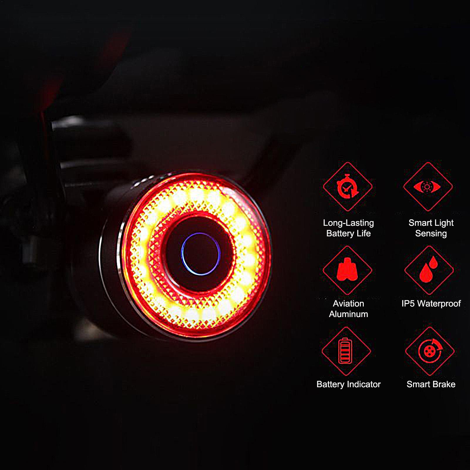 Bike Rear Light Smart Bike Bac - Mountain Biking Camp recension och pris